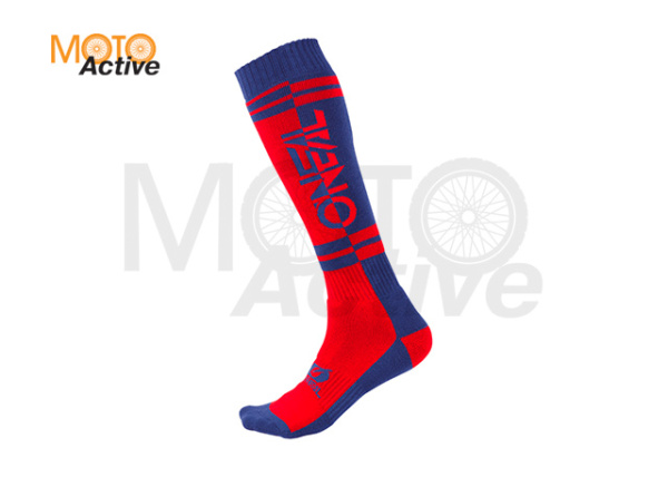 Носки для мотокросса Pro Mx Twoface, синий-красный